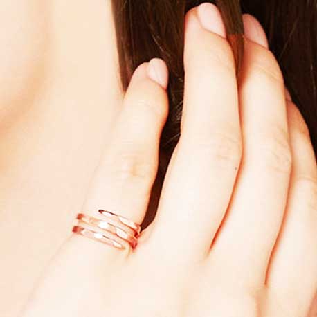 指輪の指の意味：小指の指輪(ピンキーリング)